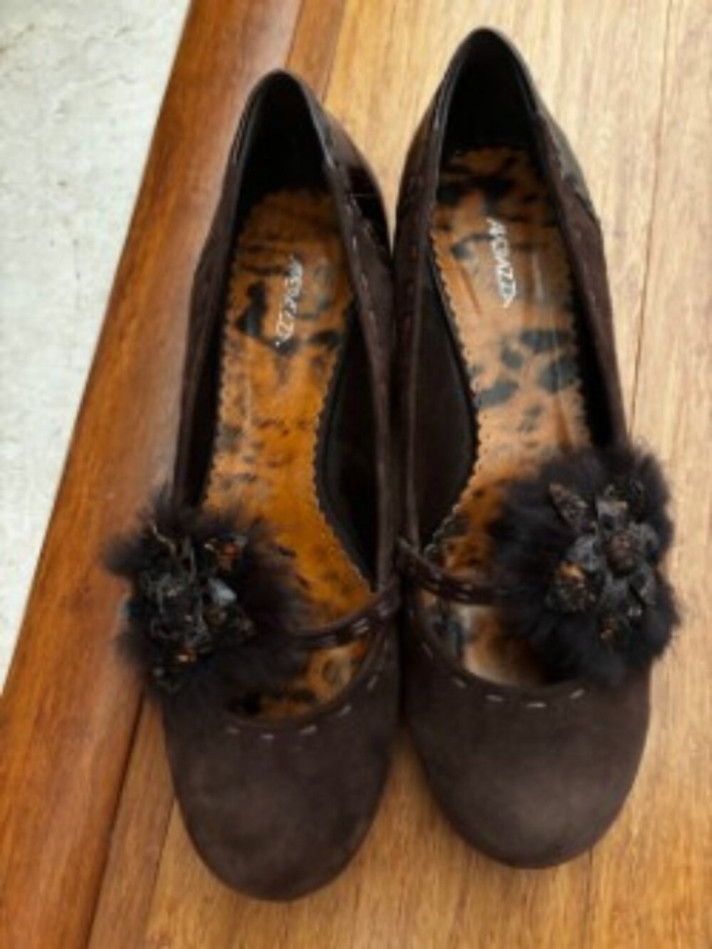 Vintage suede flats